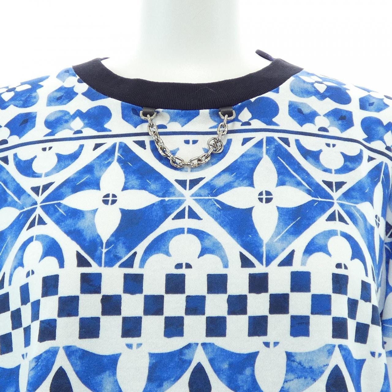 ルイヴィトン LOUIS VUITTON モノグラムタイルプリントTシャツドレス FPJD08EEV カットワンピース
