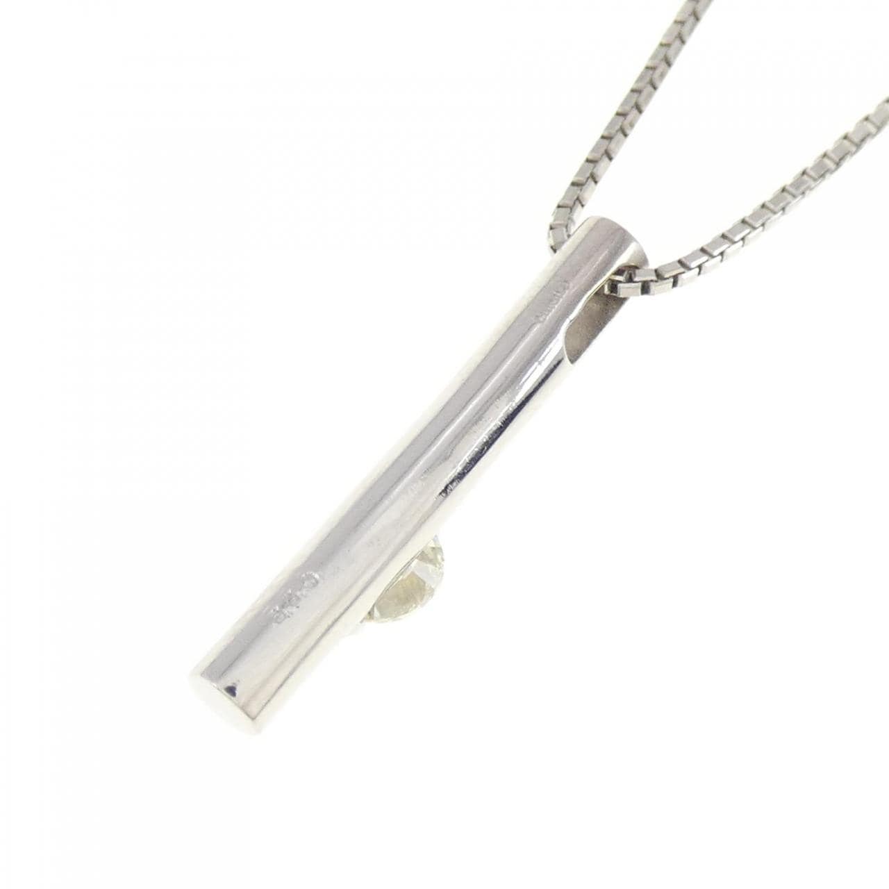 コメ兵｜K18WG/PT ダイヤモンド ネックレス 0.22CT｜ジュエリー 