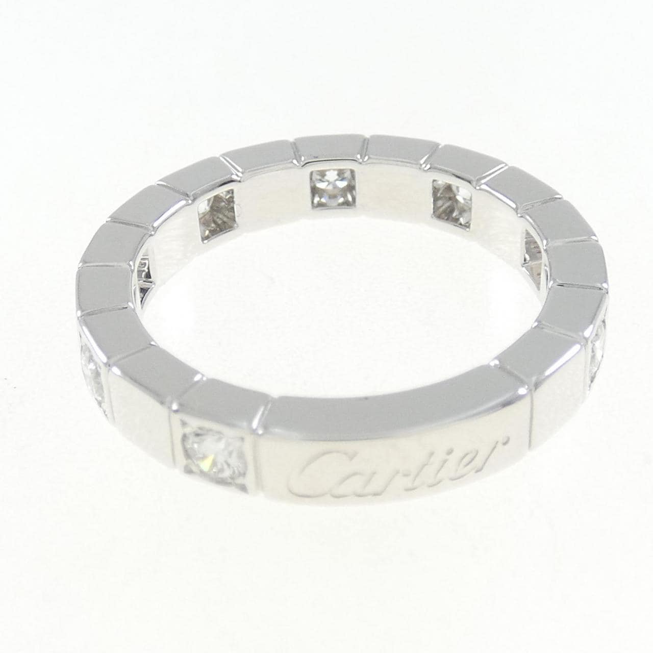 CARTIER カルティエ ラニエール ハーフ ダイヤモンド #53 リング