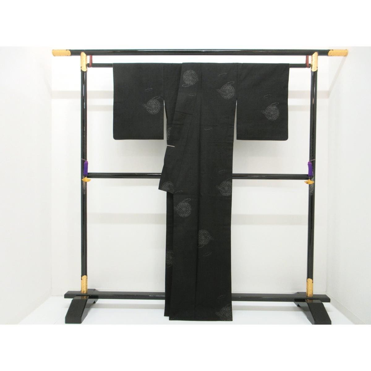 紬　【本場結城紬】証紙付　胴抜き仕立