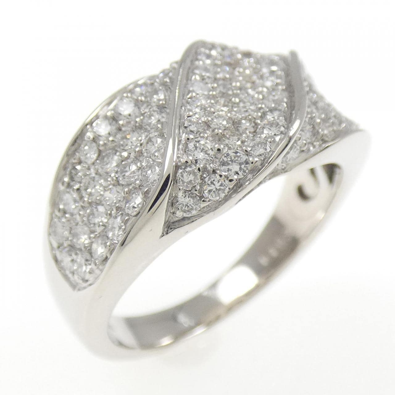 PT900 パヴェ ダイヤモンド リング 1.03CT