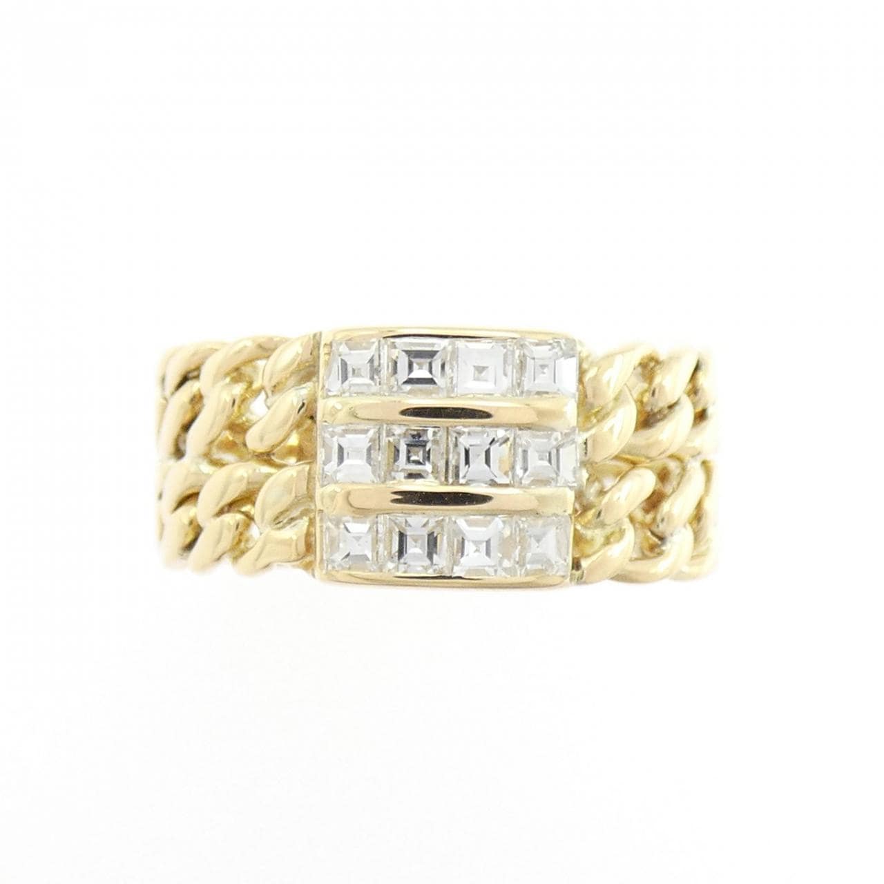 K18YG ダイヤモンド リング 0.46CT