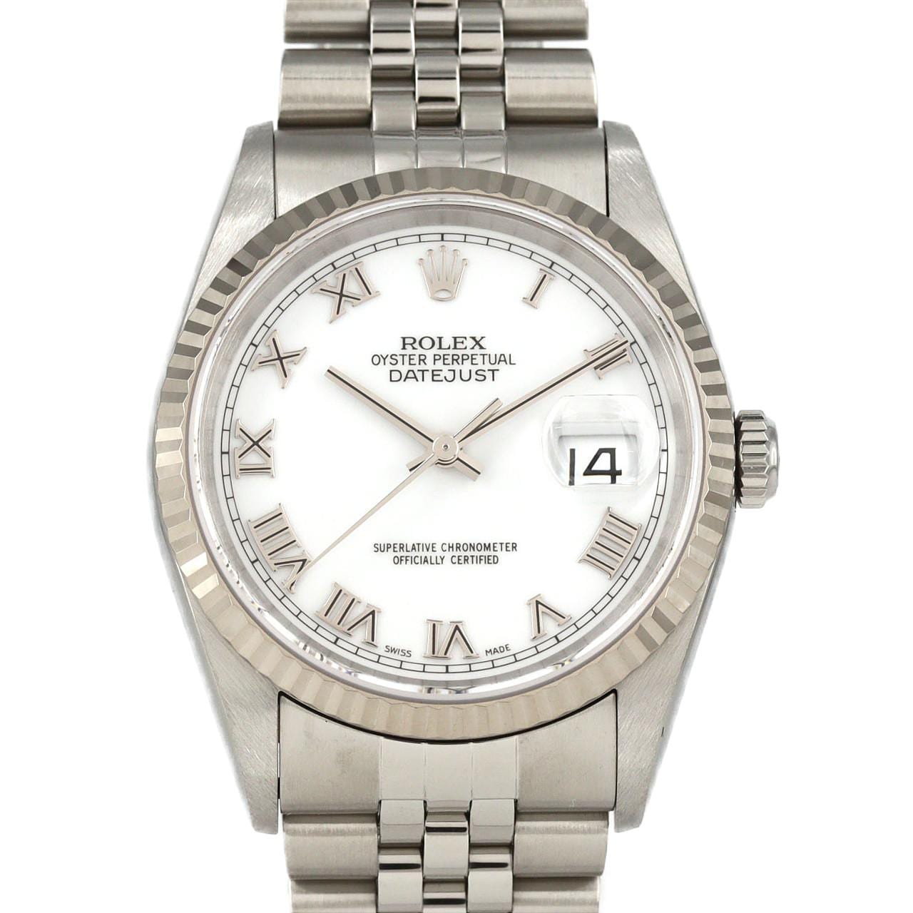 ロレックス デイトジャスト 16234 SSxWG 自動巻 K番