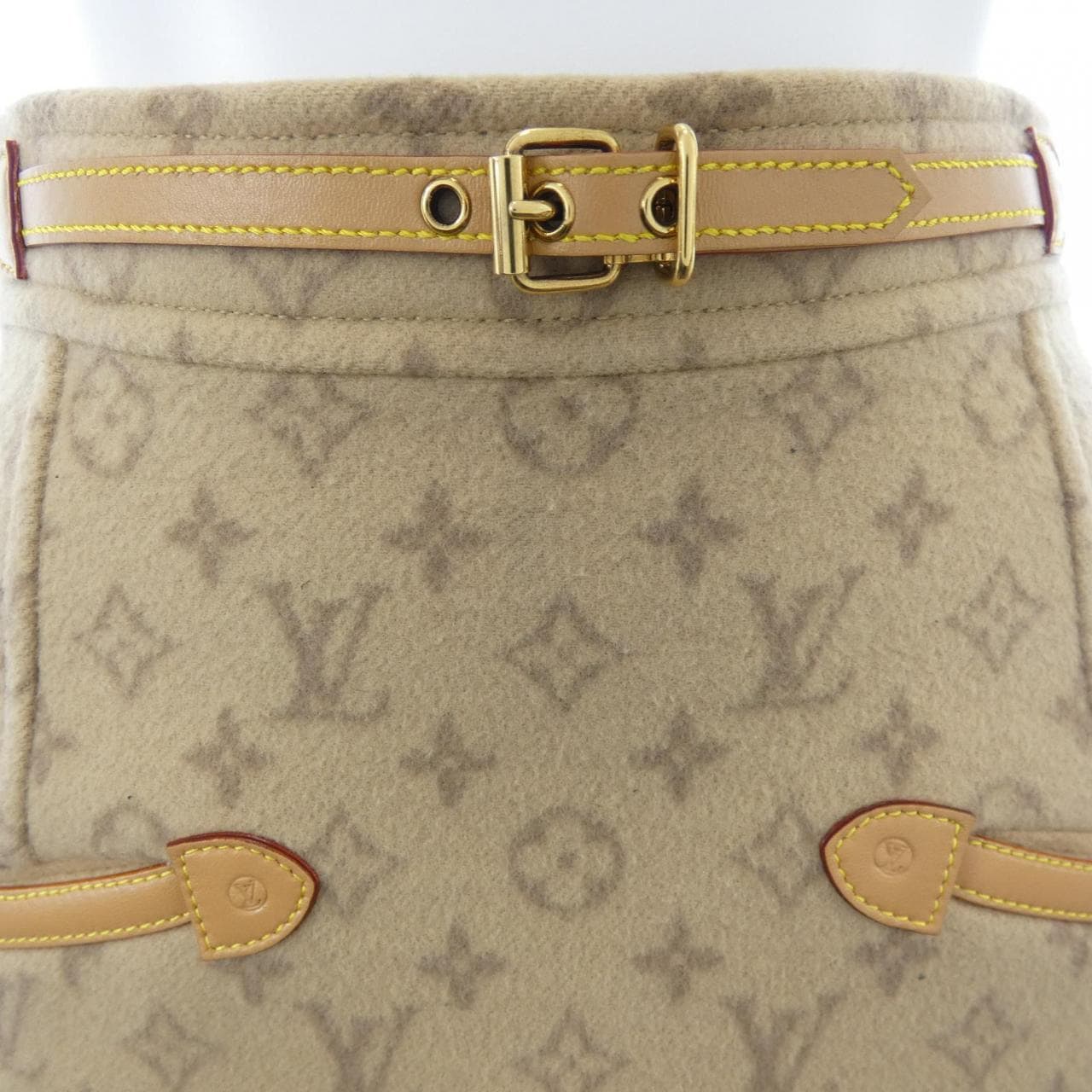ルイヴィトン LOUIS VUITTON プレッピーダブルフェイスAラインスカート FNSK32QS3 スカート