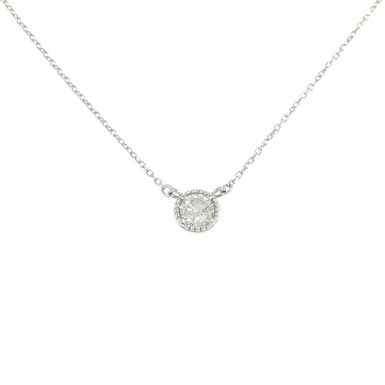 PT900/PT850 ダイヤモンド ネックレス 0.13CT