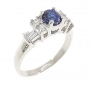 PT900 サファイヤ リング 0.68CT