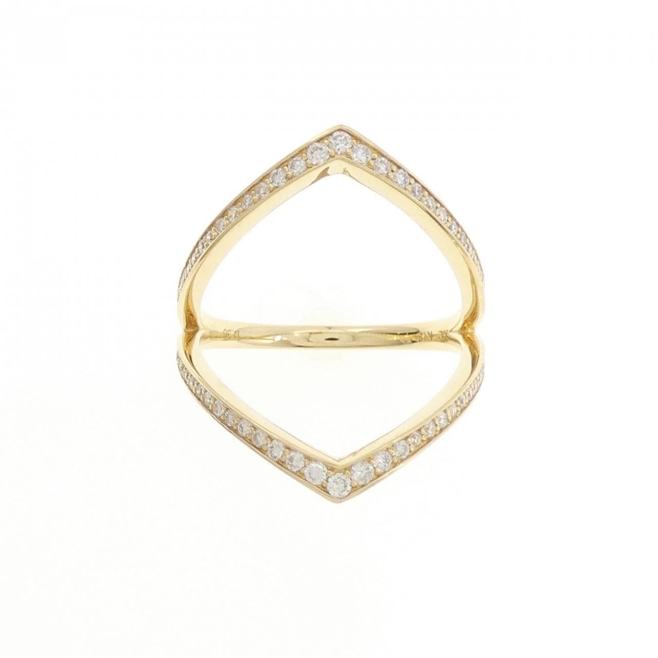K18YG ダイヤモンド リング 0.30CT