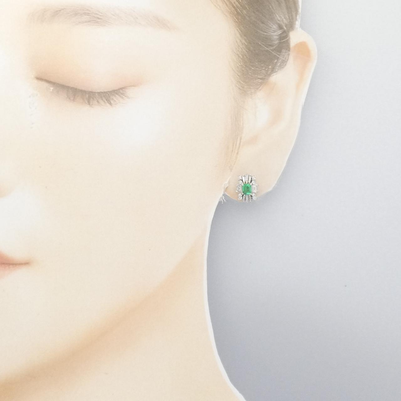 PT翡翠耳钉0.40CT