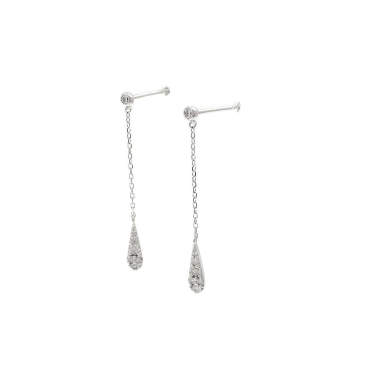 ポンテヴェキオ ダイヤモンド ピアス 0.18CT