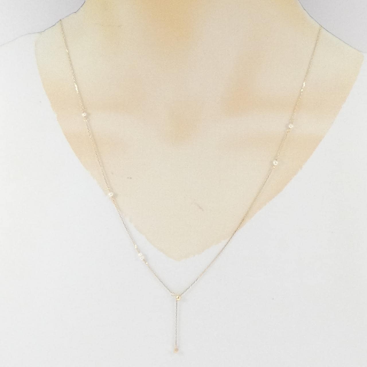 アガット 淡水パール ネックレス