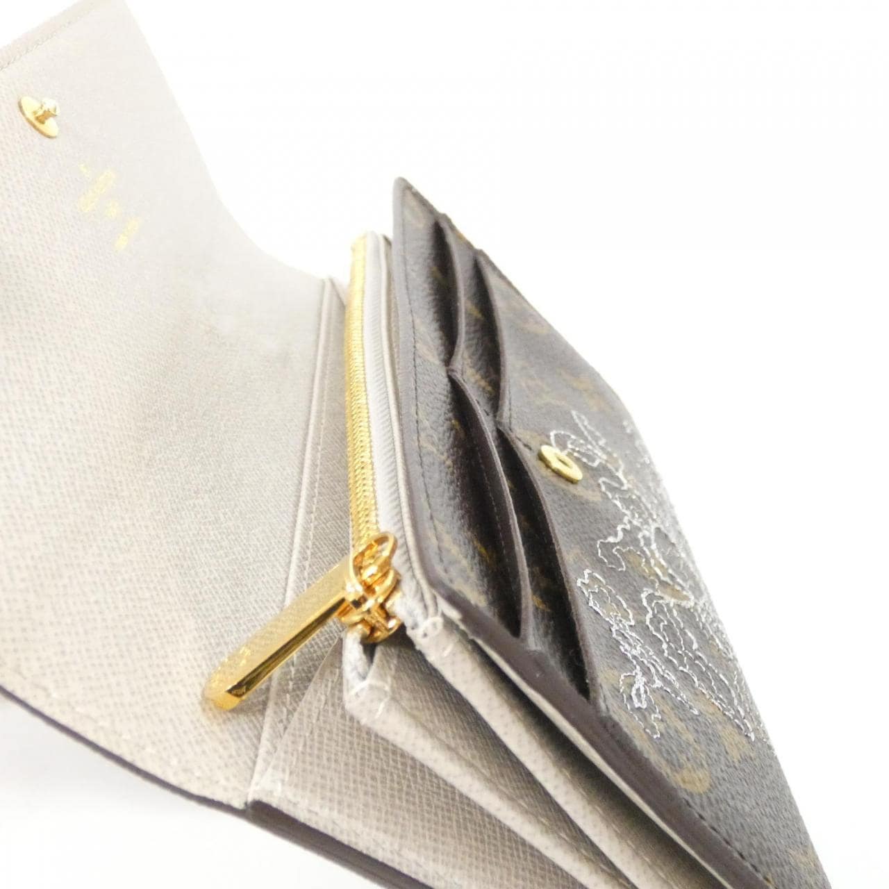 ルイヴィトン モノグラム ダンティエル ポシェット ポルト モネ カルト クレディ M95390 財布