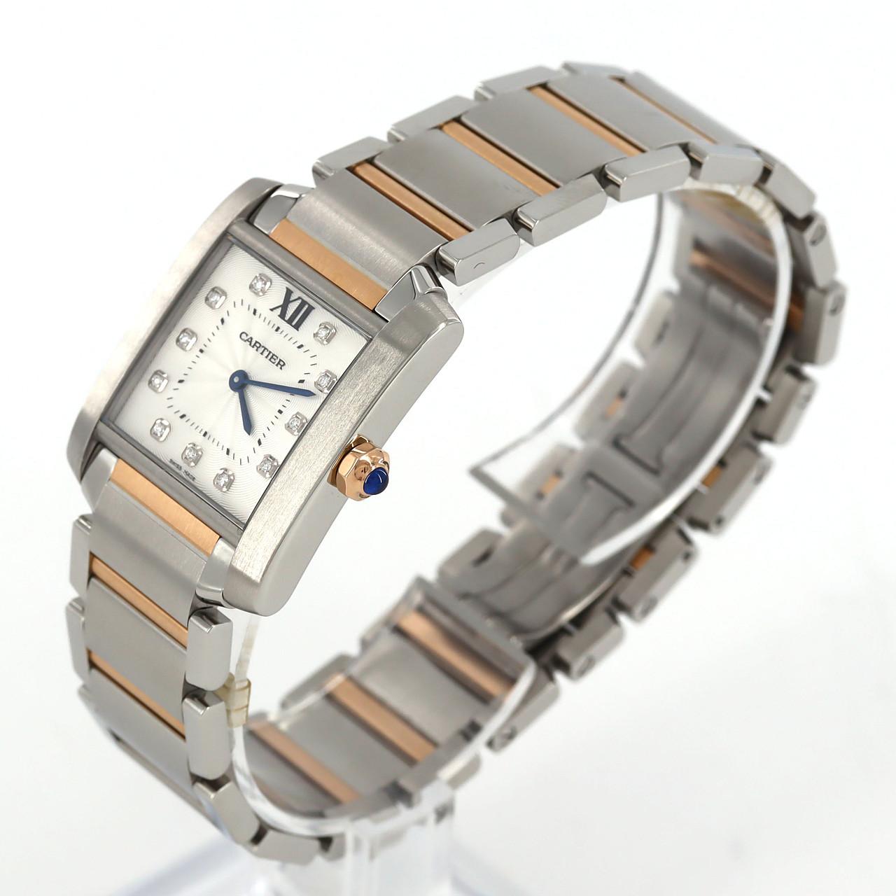 Cartier Tank Française MM PG Combi・11P WE110005 SSxPG石英