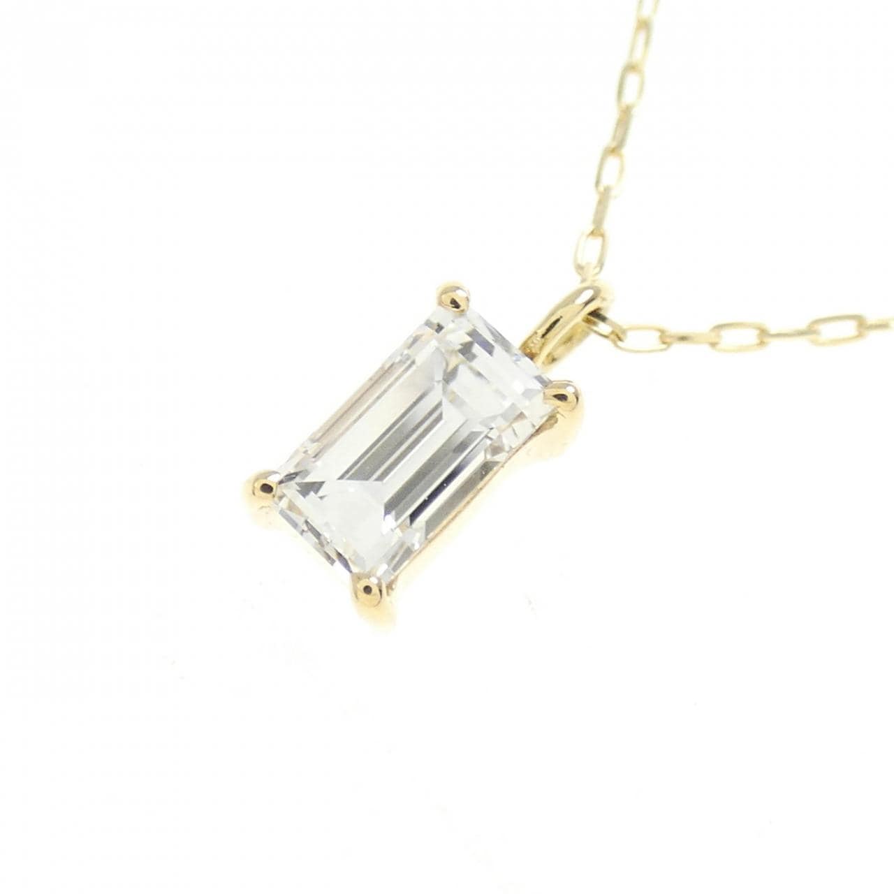 【リメイク】K18YG ダイヤモンド ネックレス 0.30CT