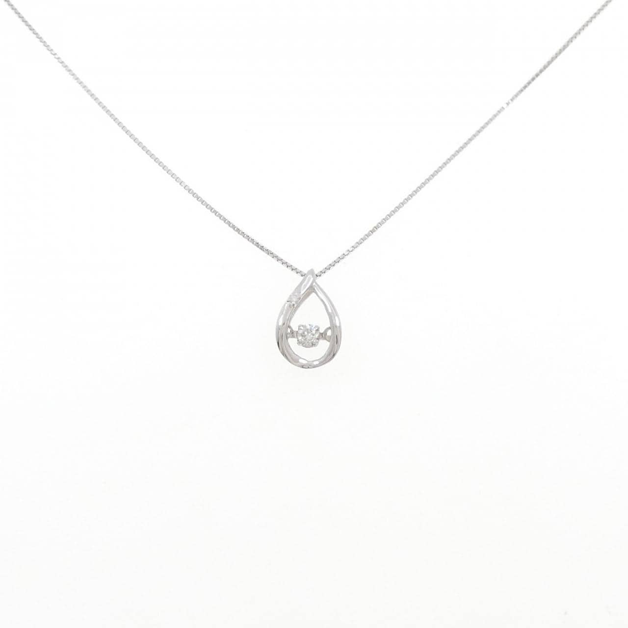 K10WG ダイヤモンド ネックレス 0.05CT