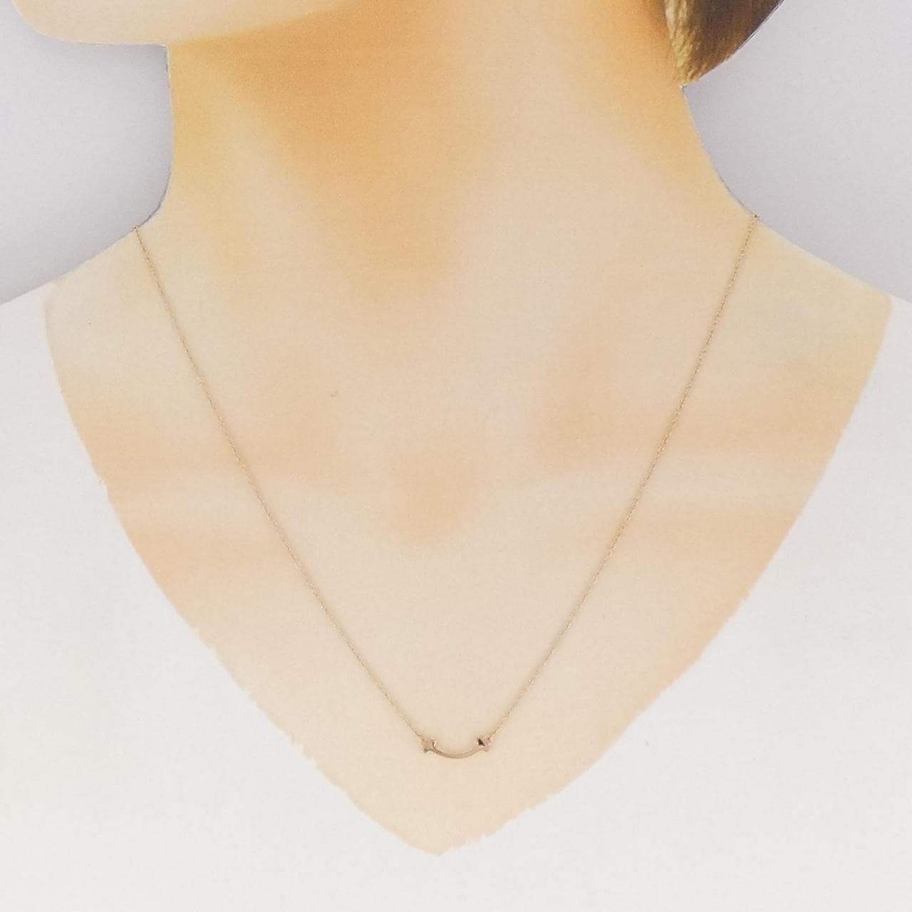 ティファニー Tスマイル ミニ ネックレス