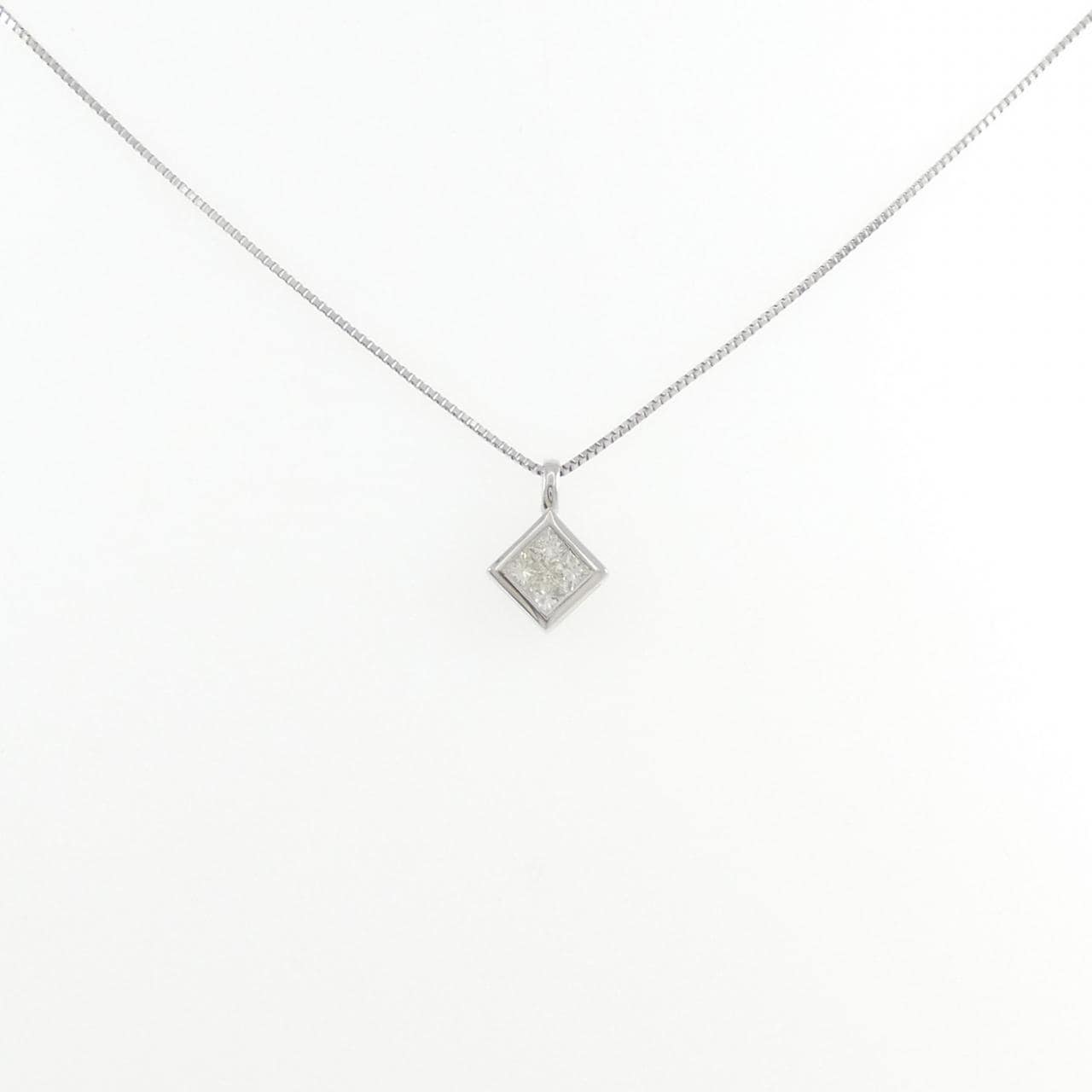 PT900/PT850 ダイヤモンド ネックレス 0.30CT