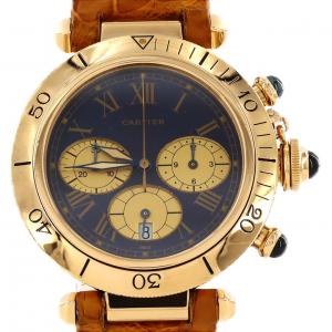 【ノーメンテナンス還元価格】カルティエ パシャクロノ YG YG クォーツ