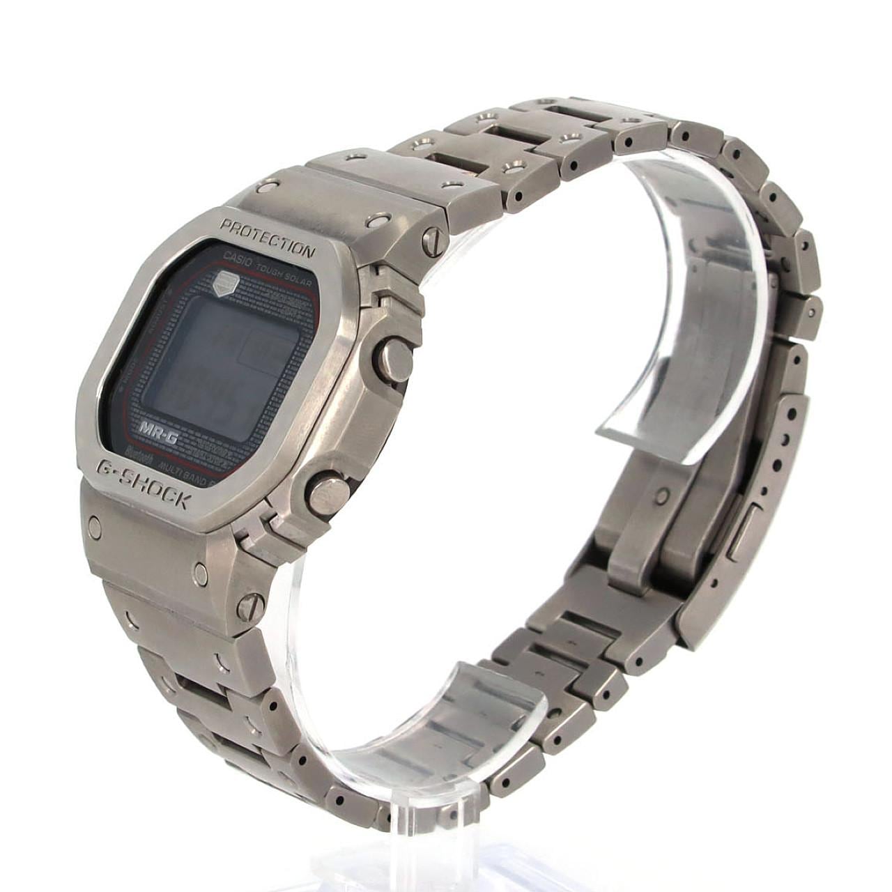 カシオ G-SHOCK･MR-G 電波時計 MRG-B5000D-1JR TI ソーラークォーツ