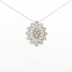 K18WG ダイヤモンド ネックレス 1.50CT