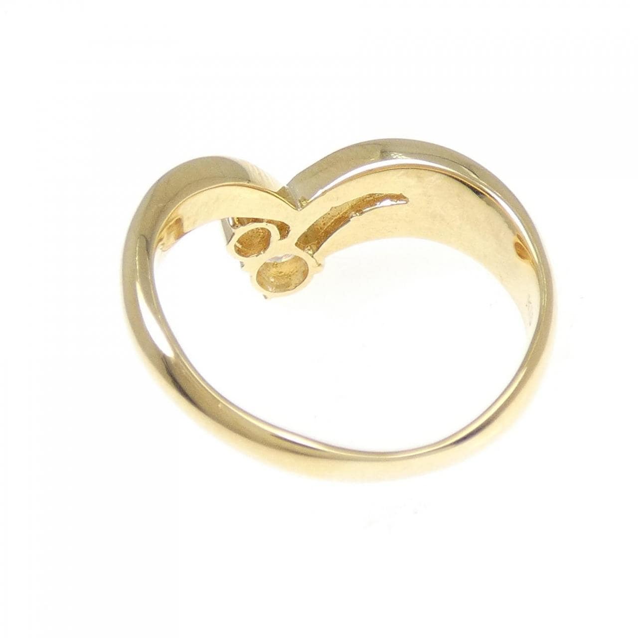 K18YG ダイヤモンド リング 0.26CT