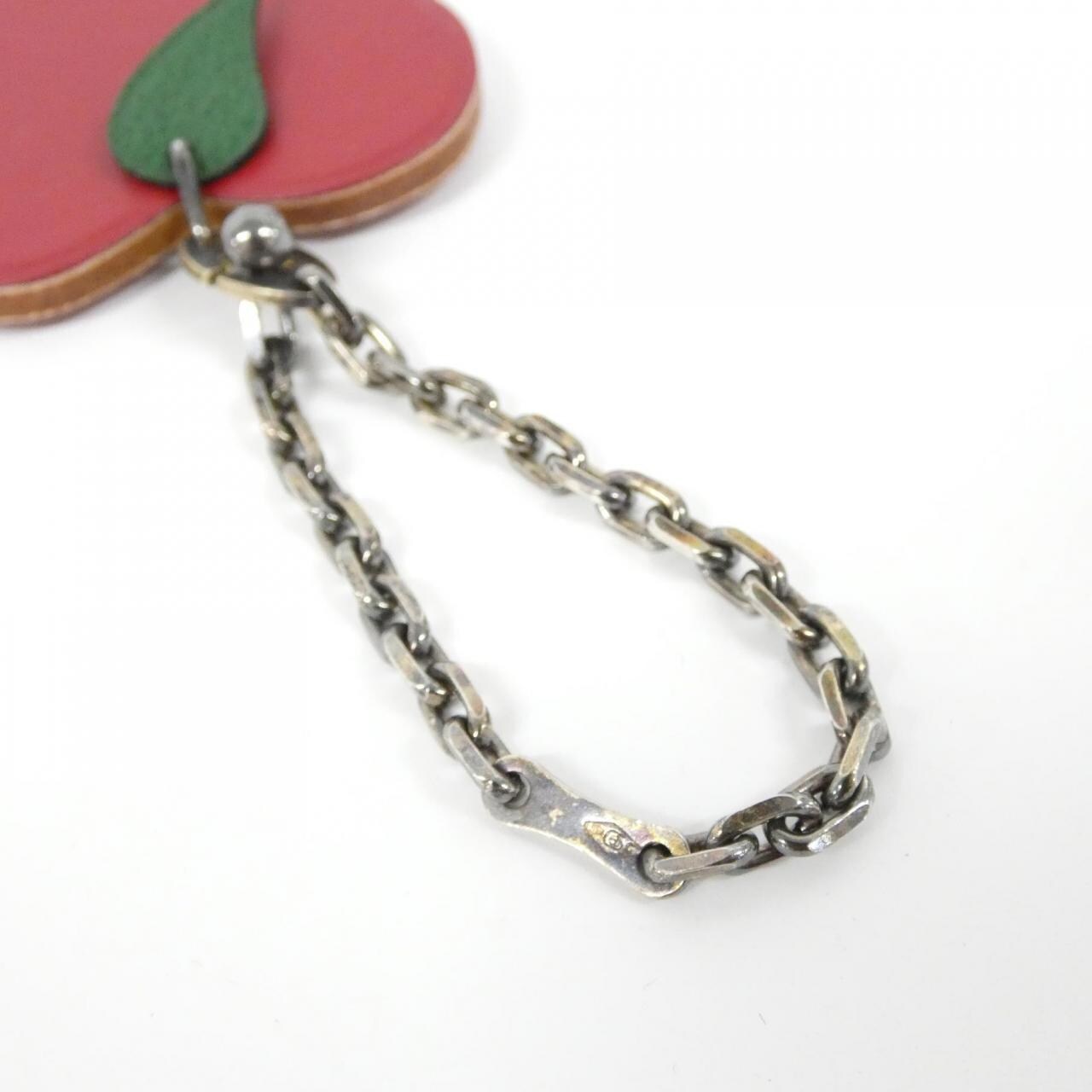 エルメス POMME フルーツ ポルト クレ 027890CA キーホルダー