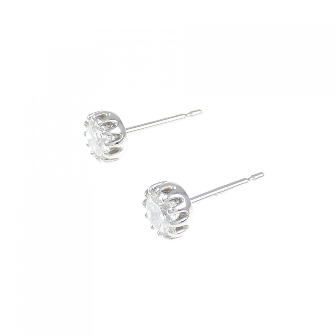 コメ兵｜【リメイク】PT/ST ダイヤモンド ピアス 0.317CT 0.339CT F