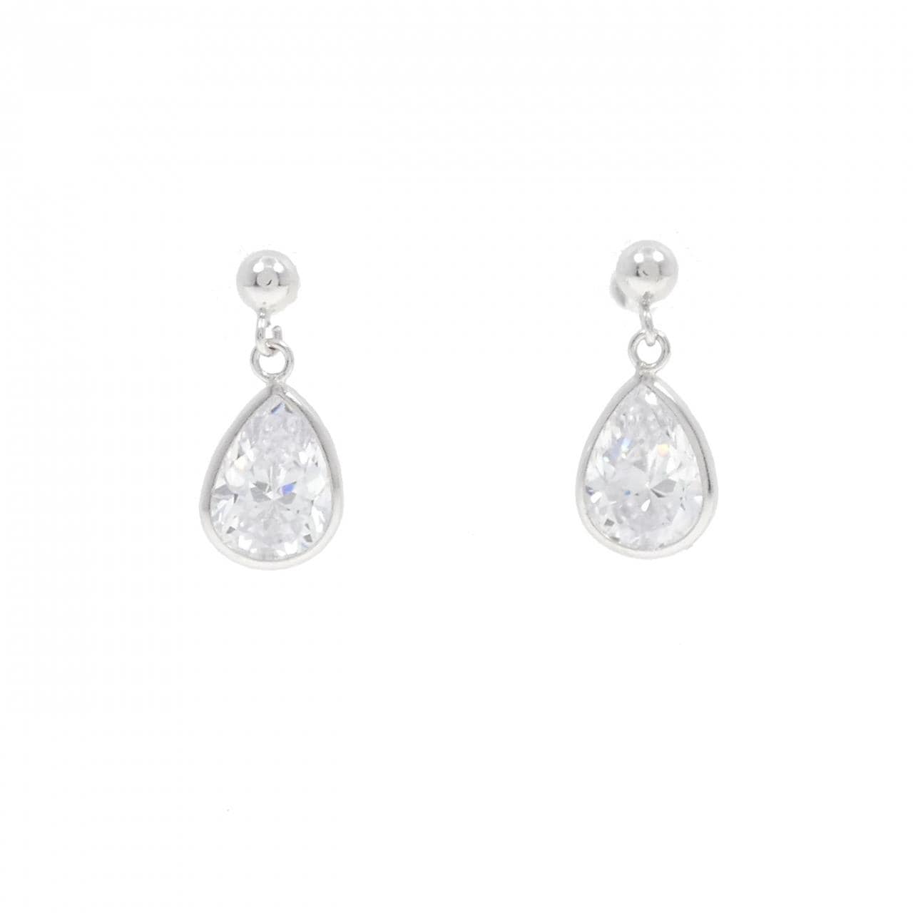 [BRAND NEW] K14WG Cubic Zirconia Earrings