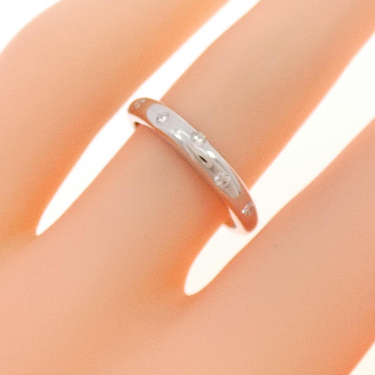 [BRAND NEW] PT Diamond Ring 0.10CT