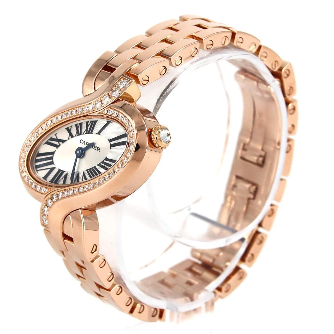 Cartier Delices SM PG/D WG800003 PG/RG Quartz