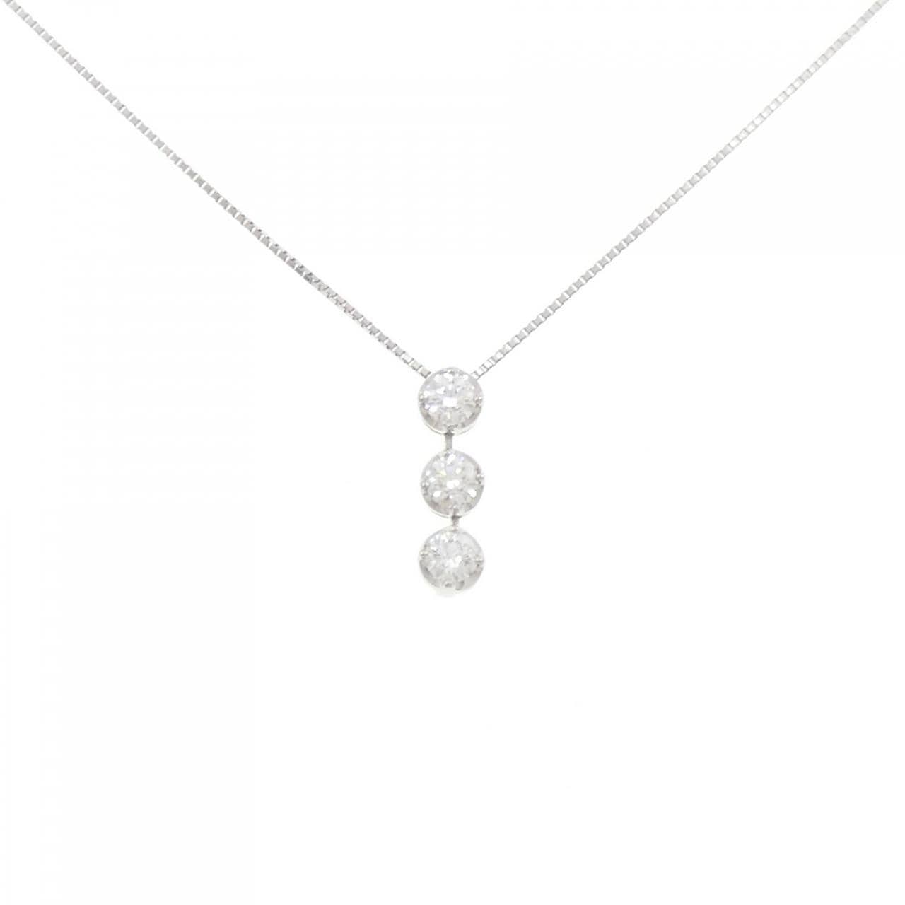 【新品】PT900/PT850 ダイヤモンド ネックレス 0.172CT 0.176CT 0.177CT E VVS2-VS2 EXT