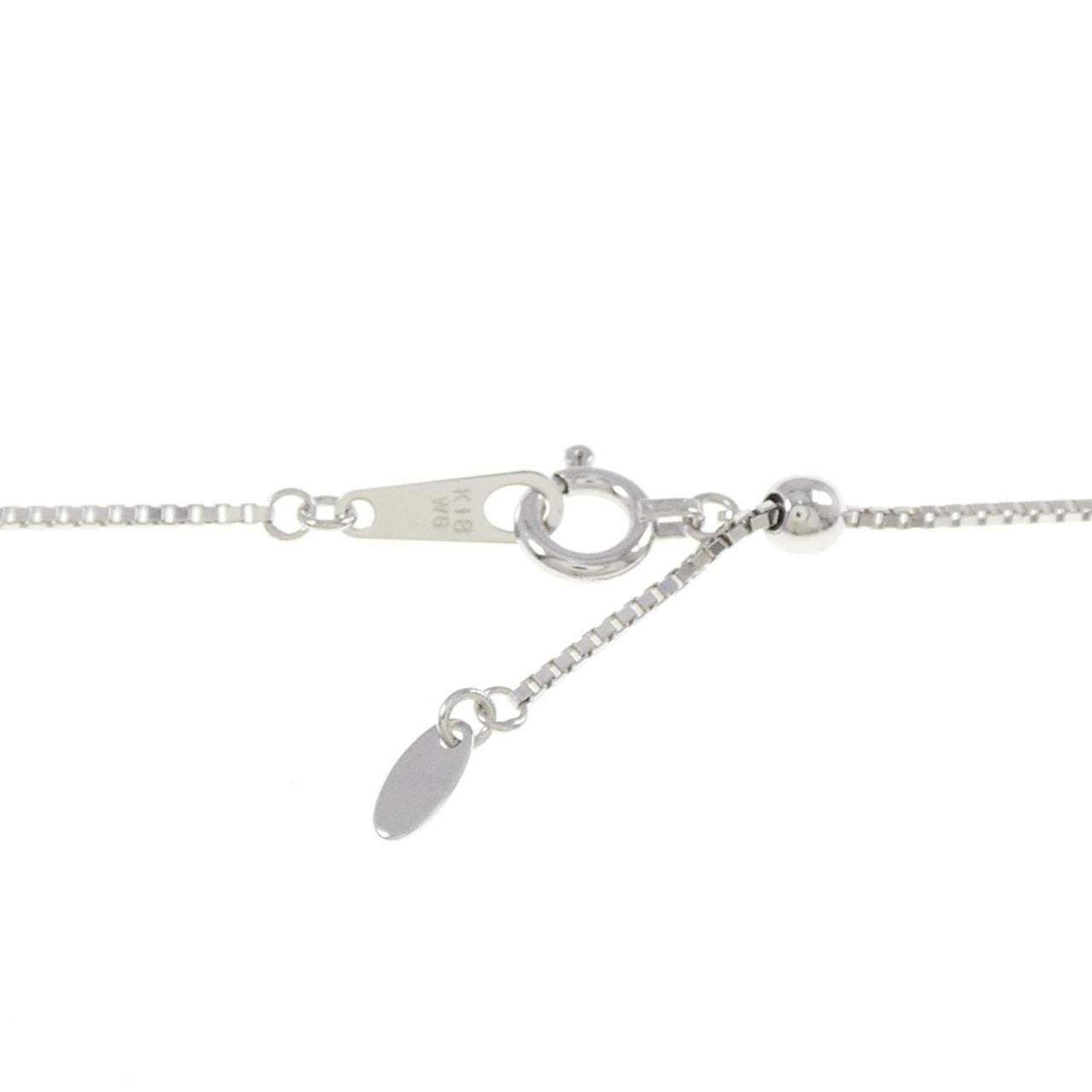 K18WG/K18BG ダイヤモンド ネックレス 0.45CT