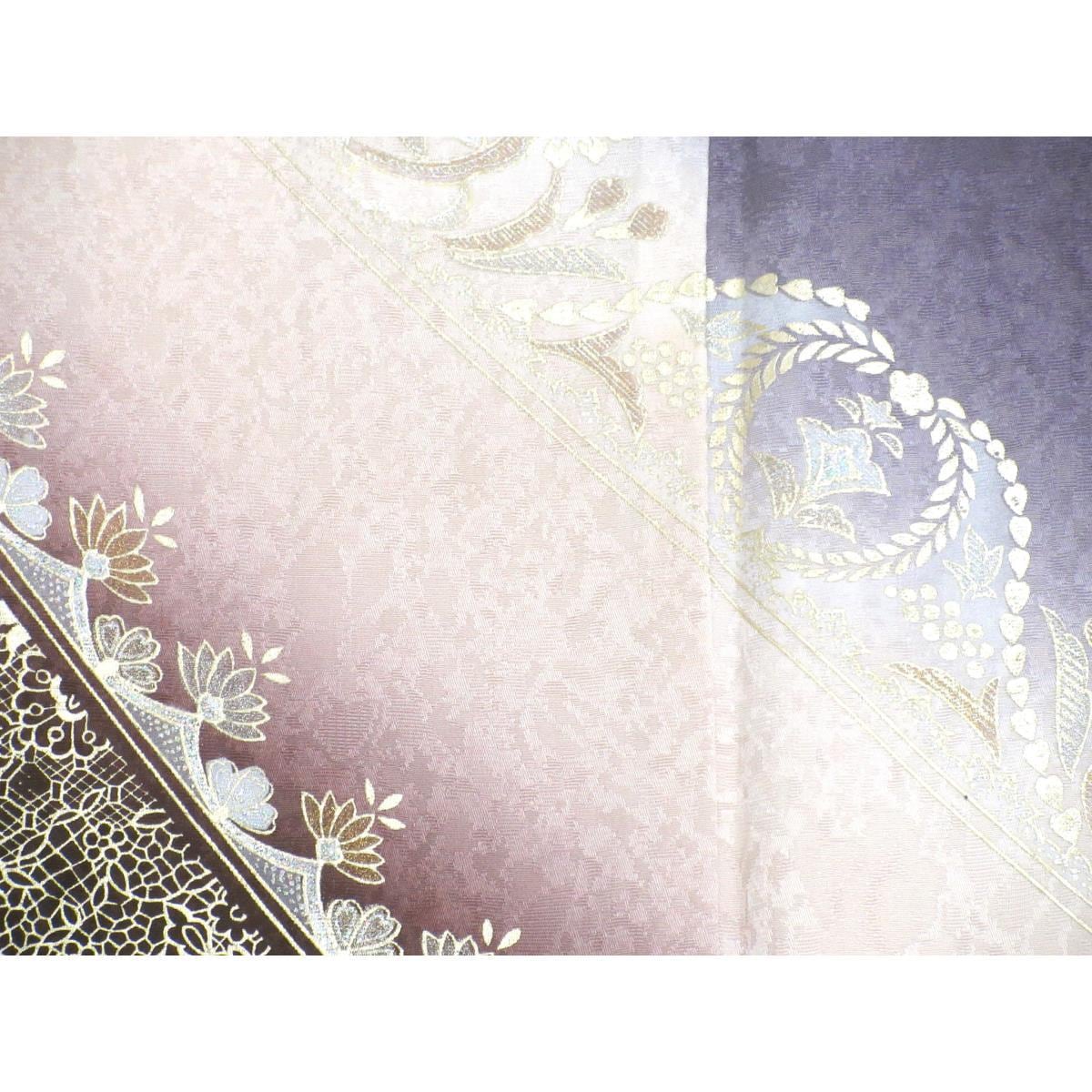 訪問着　金彩加工ボカシ染