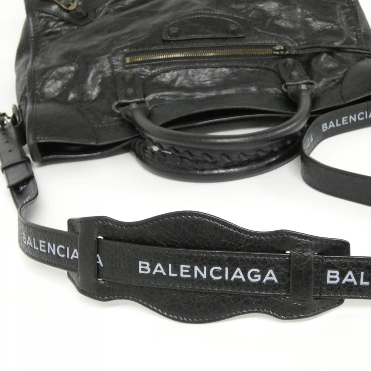 バレンシアガ CLASSIC CITY LOGO STRAP 505550 DB5JT バッグ