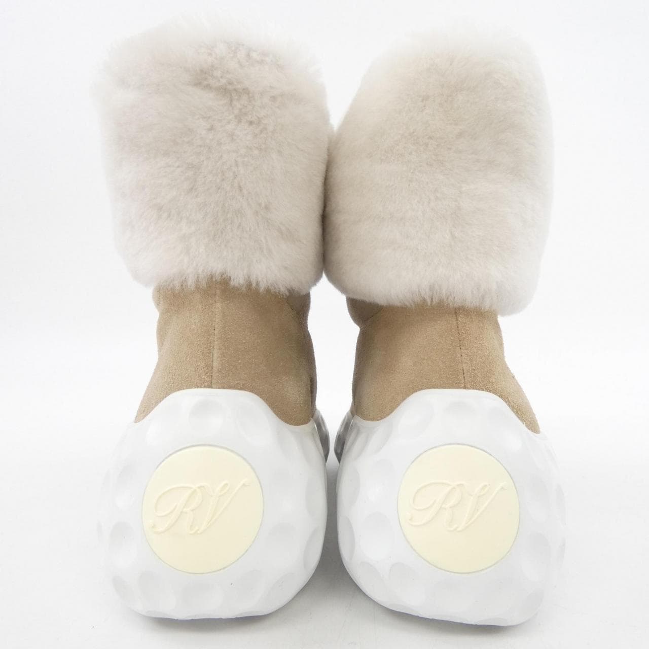 ロジェヴィヴィエ ROGER VIVIER ヴィヴ ラン ライト ファー ブーティ ブーツ