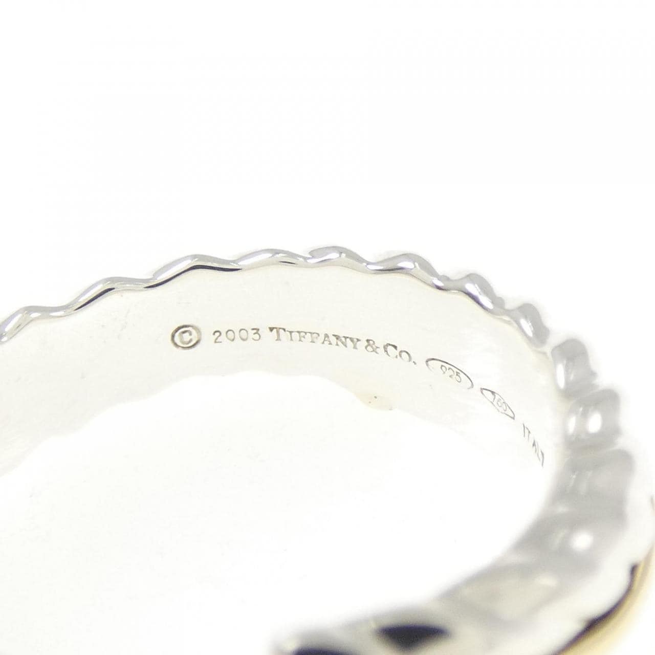 ティファニー 925/750YG リング