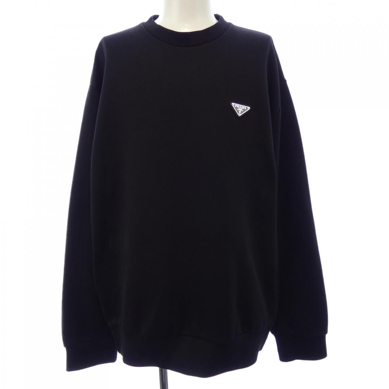 プラダ PRADA テクニカルコットン トライアングルロゴ UJL30A S222 110Q スウェット