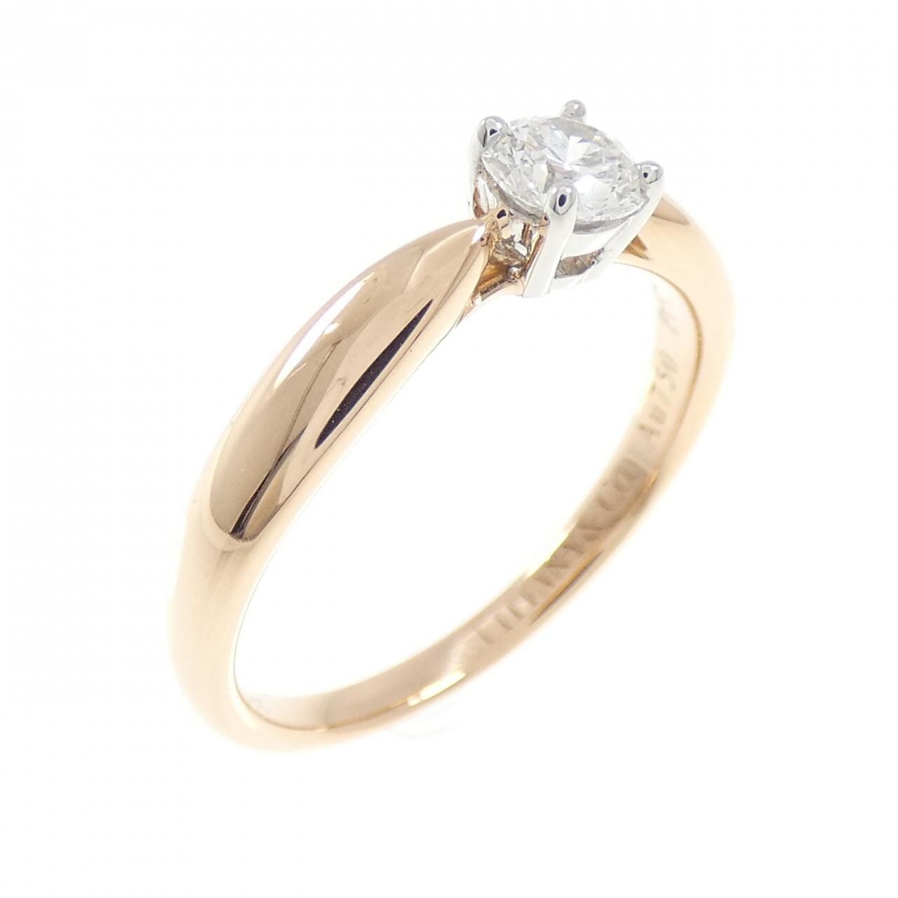 ティファニー ハーモニー リング 0.22CT F VS2 3EXT