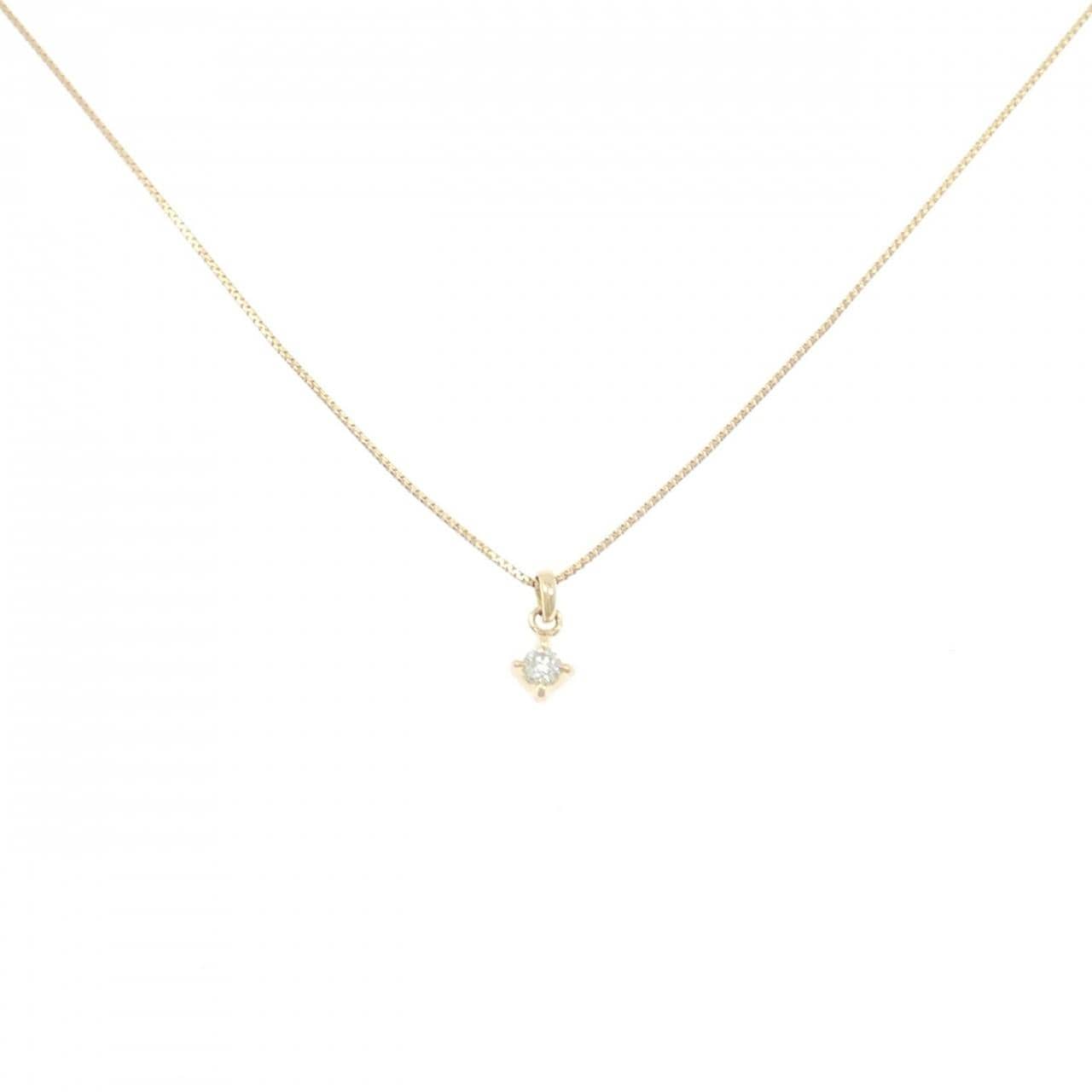 アガット ダイヤモンド ネックレス 0.05CT