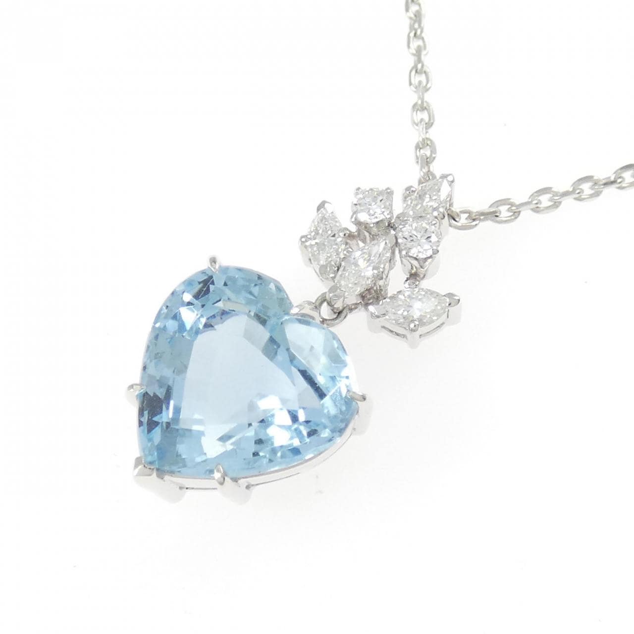 ミキモト アクアマリン ネックレス 4.96CT