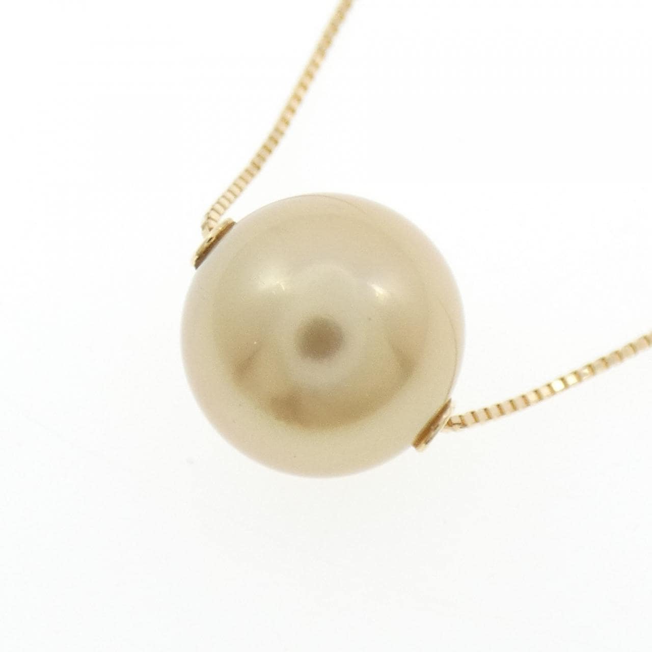 K18YG白蝶珍珠項鍊 11.8 毫米