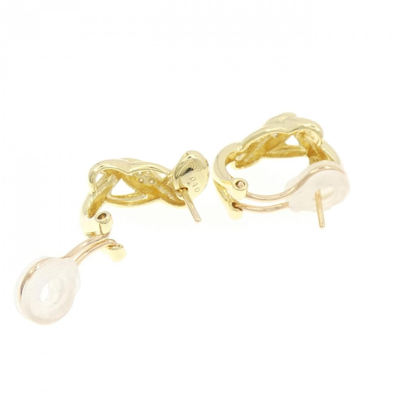 K18YG ダイヤモンド ピアス/イヤリング 0.20CT