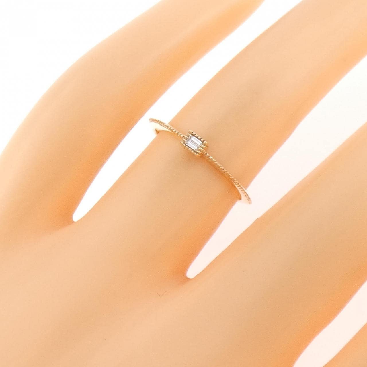 アガット ダイヤモンド リング 0.02CT