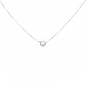 [Remake] PLATINUM Diamond Necklace 0.218CT D SI1 EXT H&C