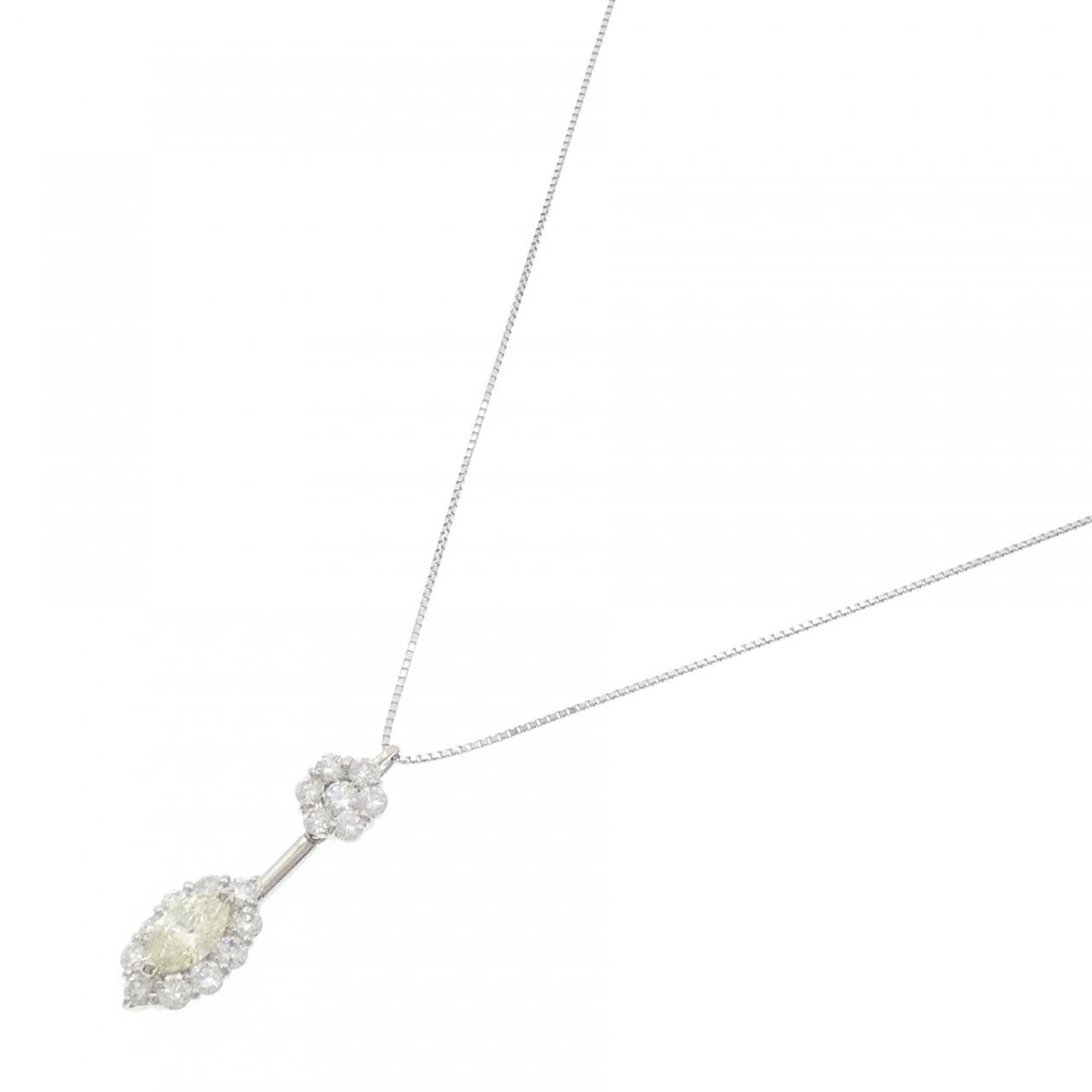 PT900/PT850 ダイヤモンド ネックレス 0.741CT
