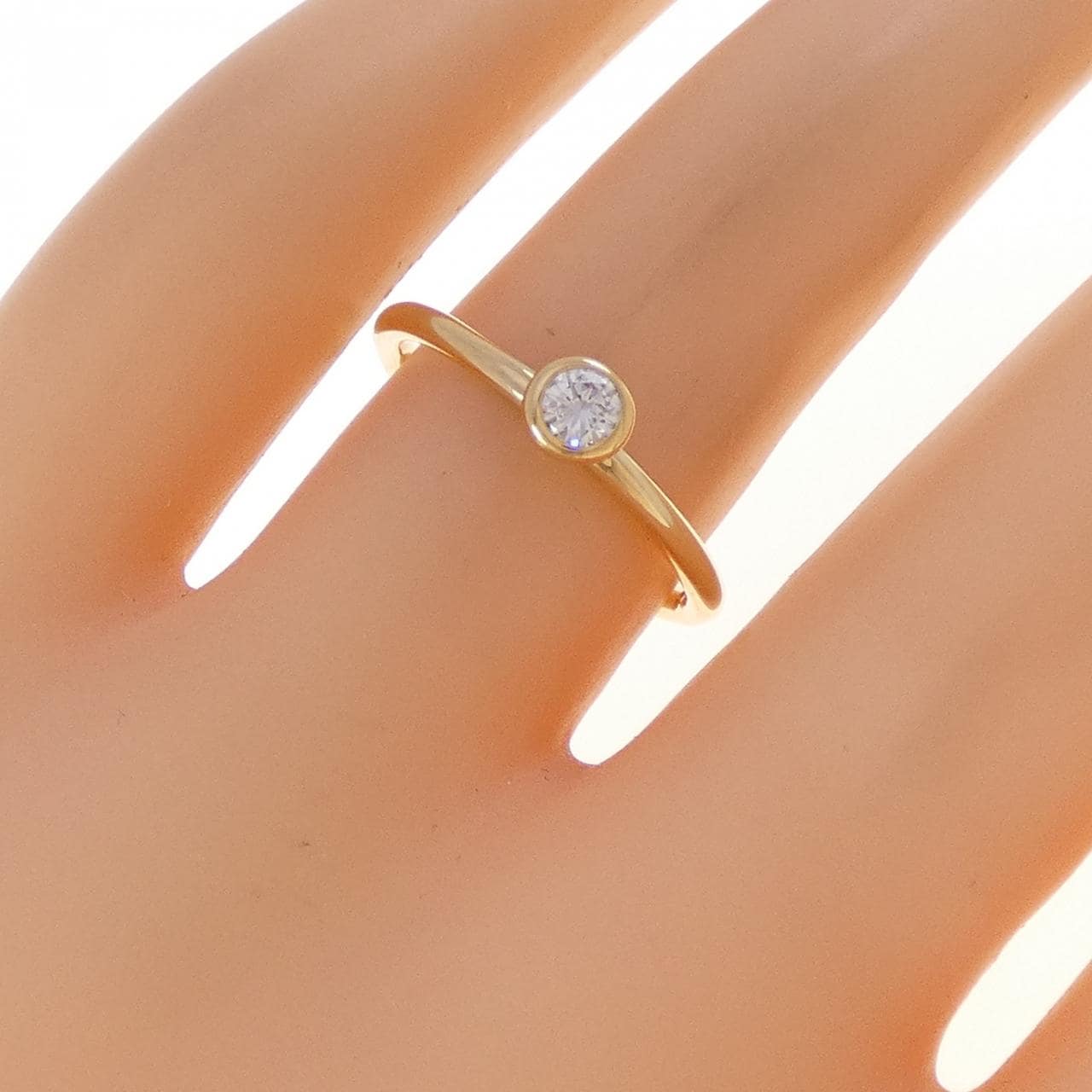 K18YG ダイヤモンド リング