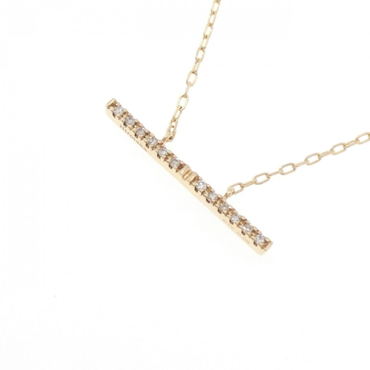ヒロタカ トラペーズ ネックレス 0.06CT