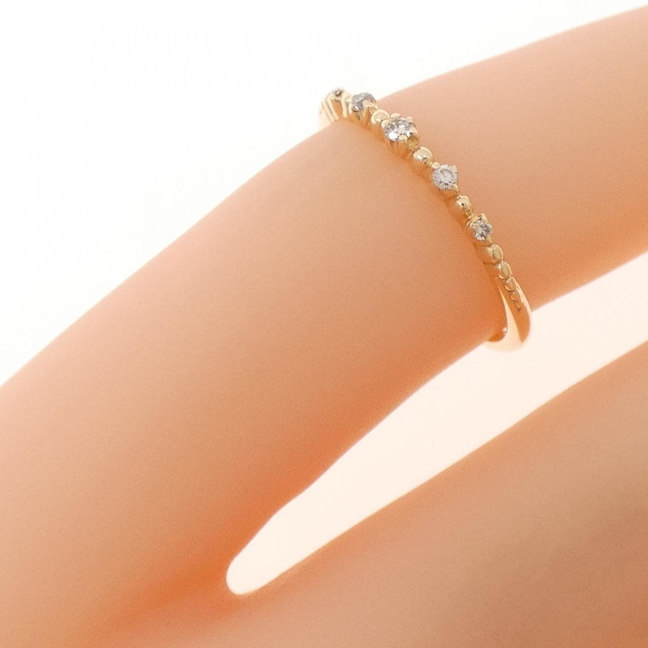 ノジェス ダイヤモンド ピンキー リング 0.02CT