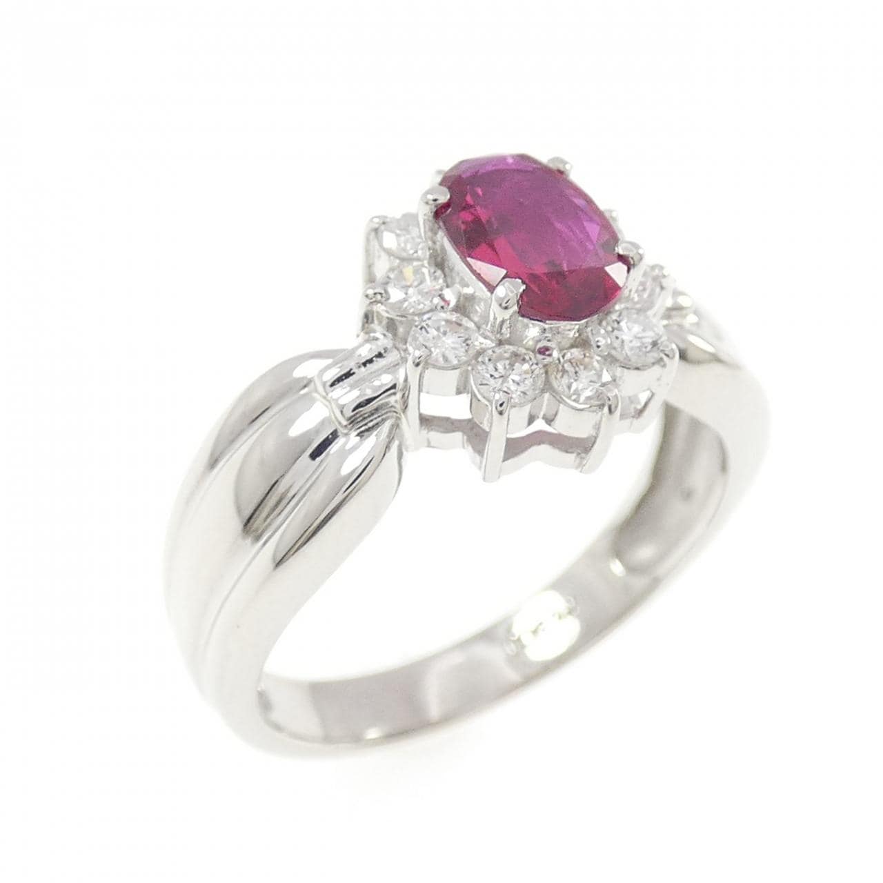PT900 ルビー リング 0.475CT