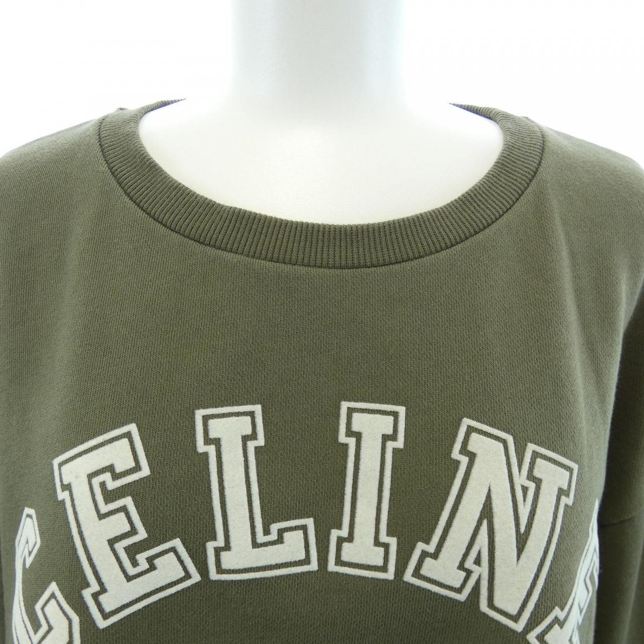 セリーヌ CELINE CROPPED CELINE T-SHIRT 2Y19A670Q スウェット