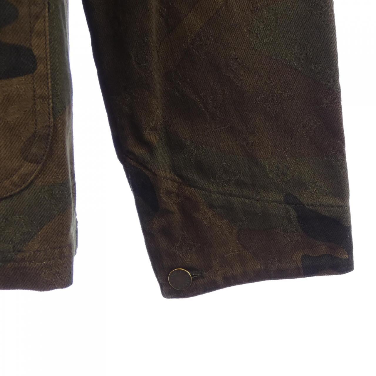 ルイヴィトン LOUIS VUITTON JACQUARD DENIM CHORE COAT HDK91WDSQ SUPREME ジャケット